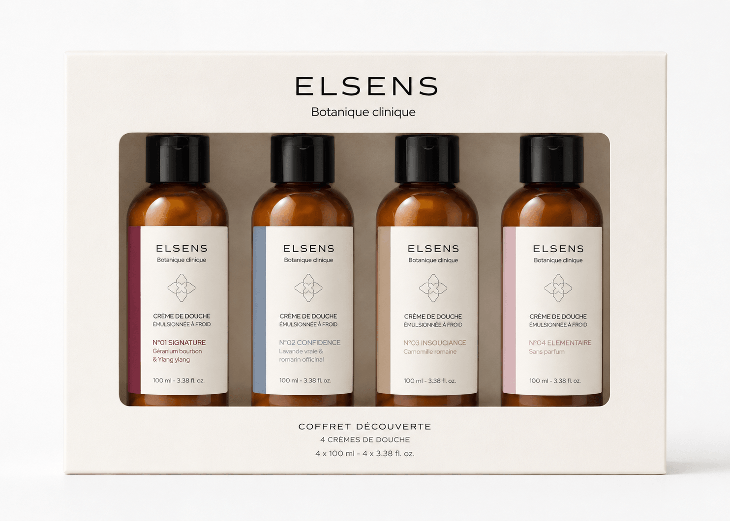 La collection de soins corporels de luxe Elsens